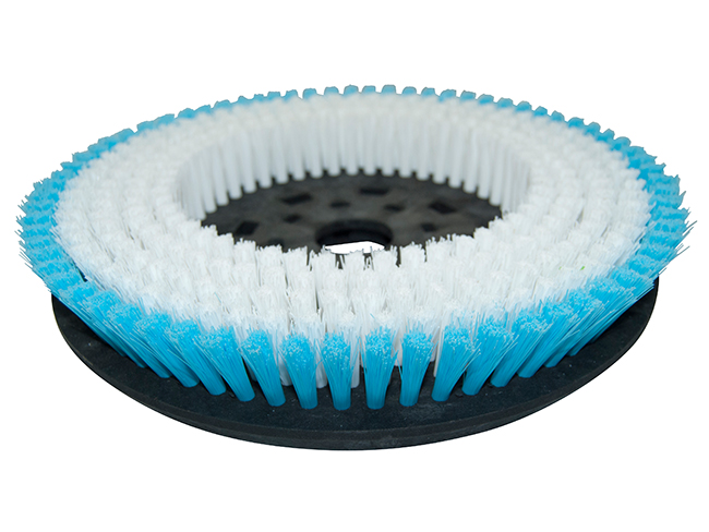 Produktbild Tellerbürste - Ø 330 / 355 mm - 14 ", Poly 0,3 mm glatt weiß