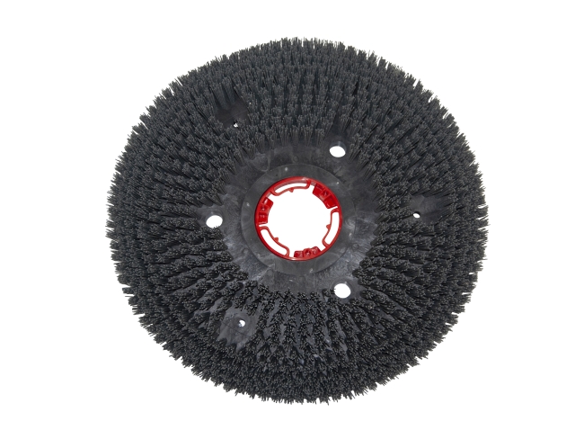 Produktbild Schleifkorn-Tellerbürste - Ø 450 mm - Grit/Tynex 1,2 mm für Gansow (IPC-Gansow) 26 B 46 (roter Flansch)