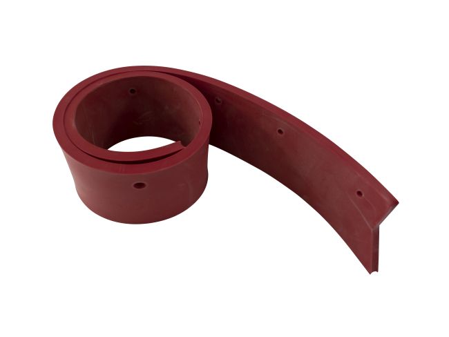 Produktbild Seitenabstreifer Tennant T20 / M20 / M30 - 1031011, 973 x 90 x 9,5 mm, Material Farbe rot 35sh