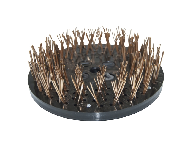 Produktbild Tellerbürste - Ø 205 mm - Kupfer-Runddraht 1,6 mm für Cimex Eagle E 500