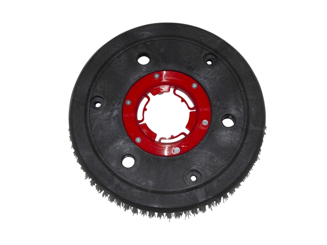 Produktbild Schleifkorn-Tellerbürste - Ø 340 mm - Grit/Tynex 1,2 mm für Gansow (IPC-Gansow) 80 BF 70 (roter Flansch)