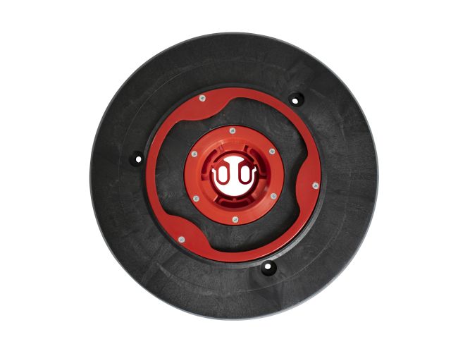 Produktbild Treibteller für Reinigungspads - Ø 450 mm für Gansow (IPC-Gansow) Titan 352 BF 130 - roter Bürstenflansch