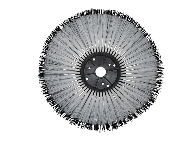 Produktbild Seitenbesen/Tellerbesen – Ø 250 mm/520 mm/2 Reihen