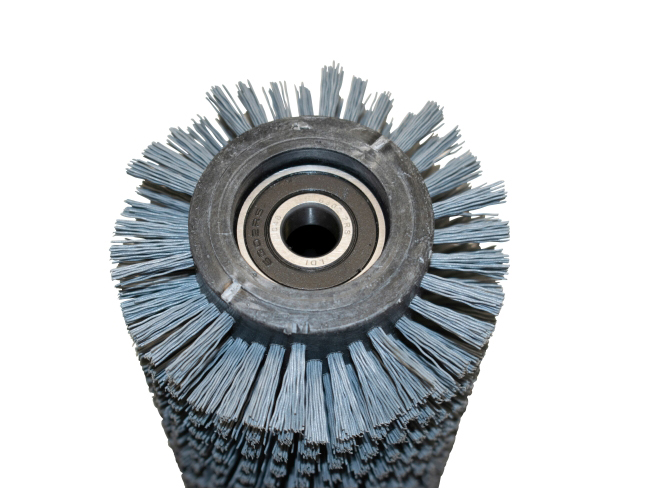 Produktbild Bürstwalze/Walzenbürste - 800 mm / 110 mm / mit Lager und Sternmitnehmer