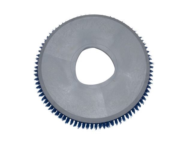Produktbild Tellerbürste - Ø 310 / 355 mm - 14 ", Poly 0,7 mm glatt blau