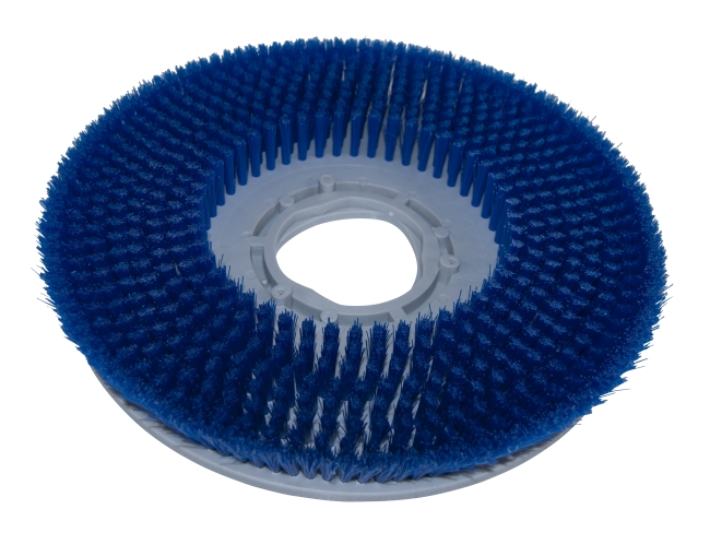 Produktbild Tellerbürste - Ø 405 / 430 mm - 17 ", Poly 0,5 mm glatt blau