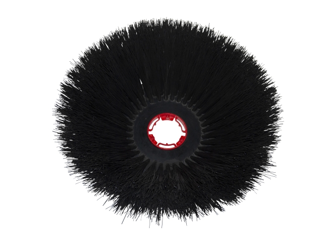 Produktbild Seitenbesen/Tellerbesen – Ø 330 mm/540 mm/mit rotem Flansch