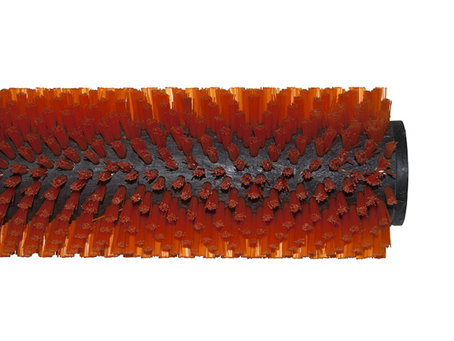 Produktbild Bürstwalze/Walzenbürste - 637 mm / 105 mm / mit Lager und Sternmitnehmer