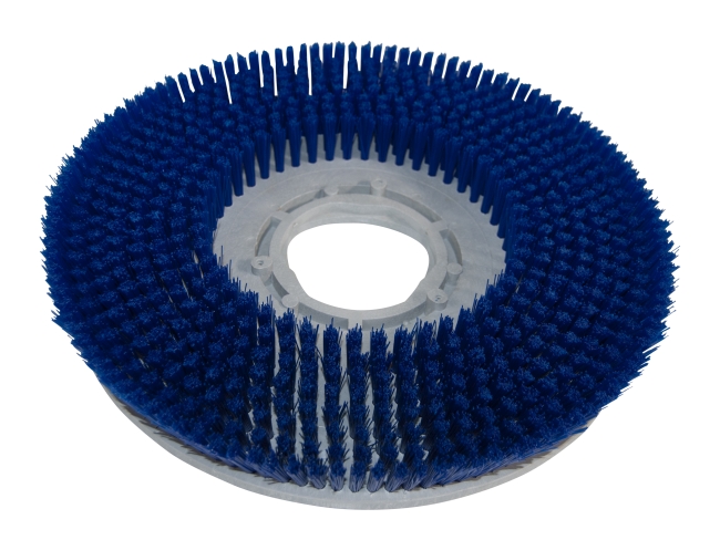 Produktbild Tellerbürste - Ø 405 / 430 mm - 17 ", Poly 0,7 mm glatt blau