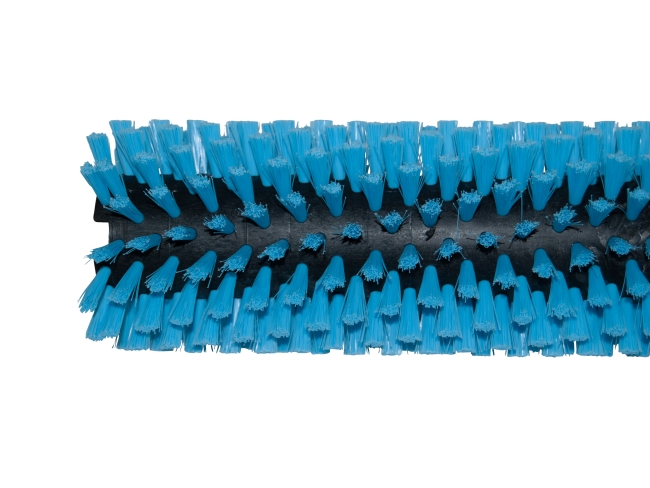 Produktbild Bürstwalze/Walzenbürste - 450/100 mm/16R V-Besatz - PP (Polypropylen) 0,30 mm blau