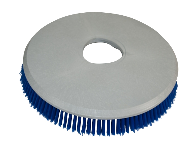 Produktbild Tellerbürste - Ø 405 / 430 mm - 17 ", Poly 0,7 mm glatt blau