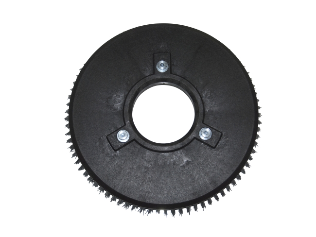 Produktbild Tellerbürste - Ø 410 / 440 mm - 17 ", Poly 1,0 mm glatt schwarz