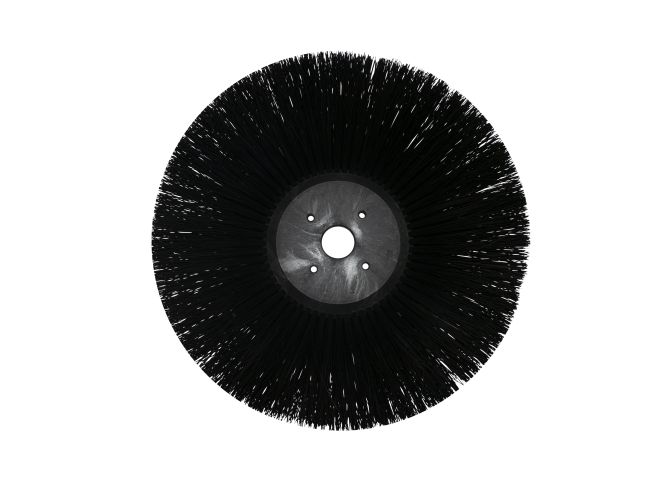 Produktbild Seitenbesen/Tellerbesen – Ø 240 mm/490 mm/2 Reihen