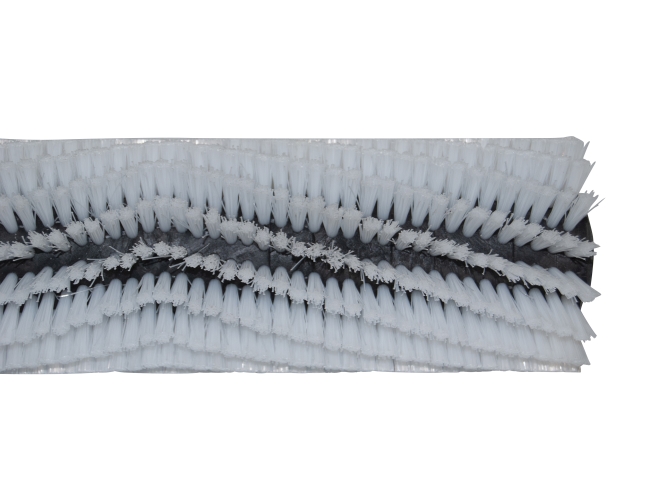 Produktbild Bürstwalze/Walzenbürste - 350/100 mm/16R V-Besatz - PP (Polypropylen) 0,50 mm