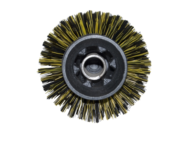 Produktbild Bürstwalze/Walzenbürste - 340 mm / 96 mm / mit Deckel, Feder und Sternmitnehmer, Hoch/Tief Borsten