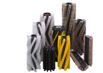 Kehrwalzen und Seitenbesen