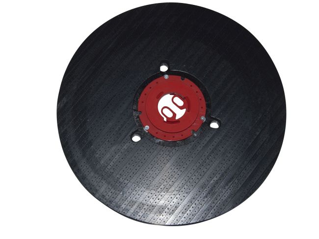 Produktbild Treibteller für Reinigungspads - Ø 530 mm für Gansow (IPC-Gansow) KF 53 - roter Bürstenflansch