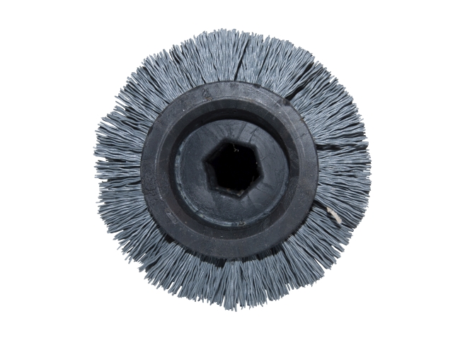 Produktbild Bürstwalze/Walzenbürste - 532 mm / 105 mm / mit Lager und Sechskantmitnehmer