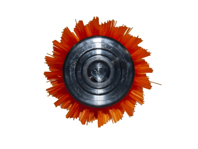 Produktbild Bürstwalze/Walzenbürste - 445 / 96 mm mit Deckel und Feder - PP (Polypropylen) 0,60 mm