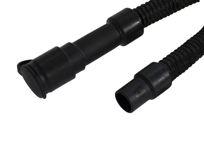 Produktbild Ablassschlauch NW 38 mit Quetschtülle+Deckel, Länge 650 mm, Farbe schwarz