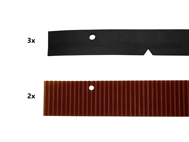 Produktbild Sauglippen-Satz (5 Stück) für Taski Combimat 1000 E (gerader Saugfuss)