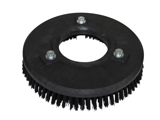 Produktbild Tellerbürste - Ø 330 / 355 mm - 14 ", Poly 1,0 mm glatt schwarz