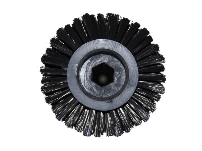 Produktbild Bürstwalze/Walzenbürste - 462/96/V mit Lager - PP (Polypropylen) 0,30 mm