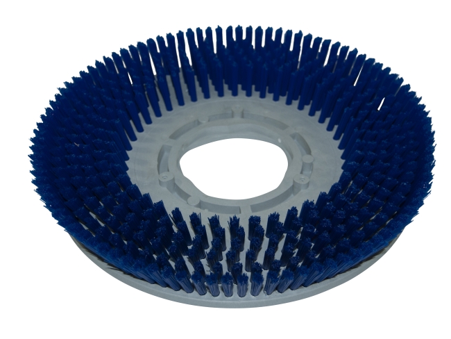 Produktbild Tellerbürste - Ø 350 / 380 mm - 15 ", Poly 0,7 mm glatt blau