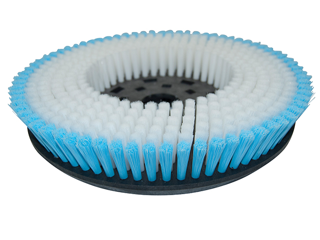 Produktbild Tellerbürste - Ø 300 / 325 mm - 13 ", Poly 0,3 mm glatt weiß