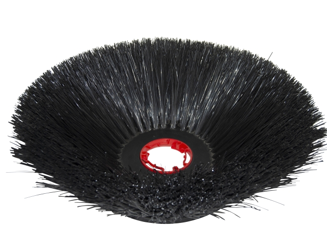 Produktbild Seitenbesen/Tellerbesen – Ø 330 mm/540 mm/mit rotem Flansch