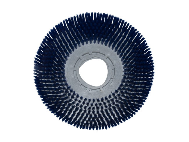 Produktbild Tellerbürste - Ø 405 / 430 mm - 17 ", Poly 0,7 mm glatt blau