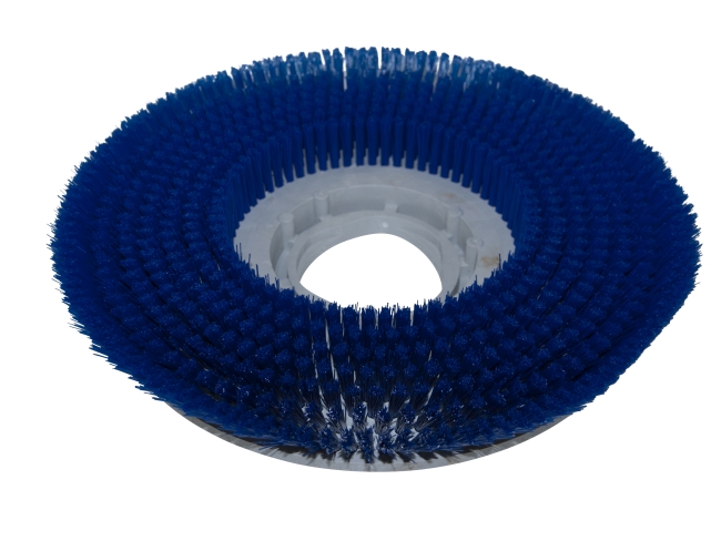 Produktbild Tellerbürste - Ø 380 / 430 mm - 17 ", Poly 0,7 mm glatt blau