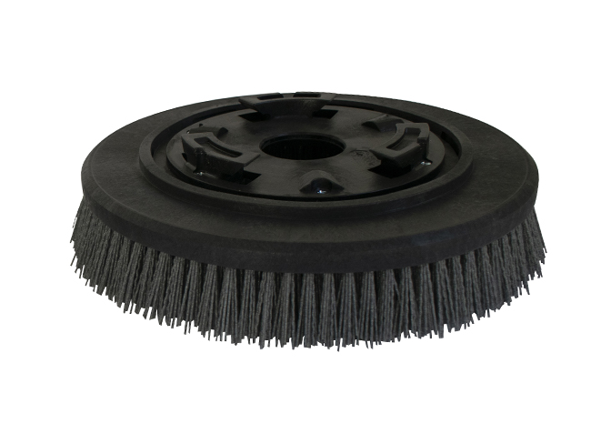 Produktbild Schleifkorn-Tellerbürste - Ø 265 mm, Nylon-Grit 1,2 mm für Nilco 550 B - linksläufig