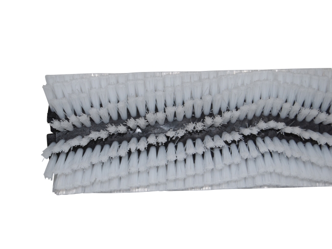 Produktbild Bürstwalze/Walzenbürste - 350/100 mm/16R V-Besatz - PP (Polypropylen) 0,50 mm