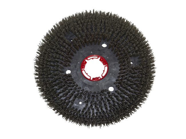 Produktbild Schleifkorn-Tellerbürste - Ø 450 mm - Grit/Tynex 1,5 mm für Gansow (IPC-Gansow) 26 B 46 (roter Flansch)