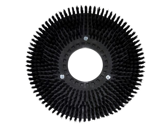 Produktbild Tellerbürste - Ø 410 / 440 mm - 17 ", Poly 1,0 mm glatt schwarz