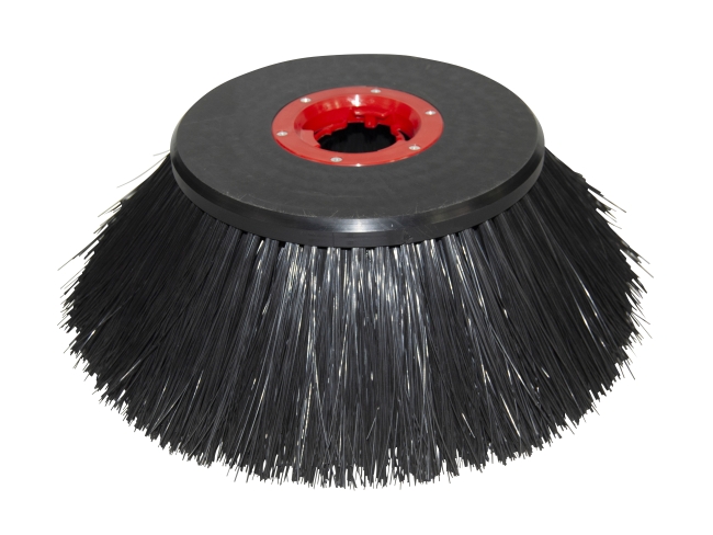 Produktbild Seitenbesen/Tellerbesen – Ø 330 mm/540 mm/mit rotem Flansch