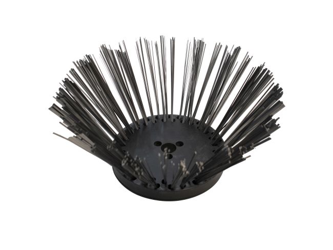 Produktbild Seitenbesen/Tellerbesen – Ø 210 mm/450 mm/2 Reihen