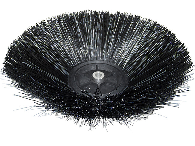 Produktbild Seitenbesen/Tellerbesen – Ø 320 mm/520 mm/4 Reihen/mit Metallflansch