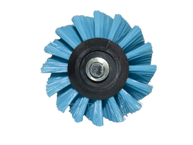 Produktbild Bürstwalze/Walzenbürste - 350/100 mm/16R V-Besatz - PP (Polypropylen) 0,30 mm