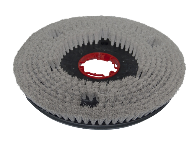 Produktbild Schleifkorn-Tellerbürste - Ø 410 mm, Nylon-Grit 0,35 mm für Gansow (IPC-Gansow) 88 BF 85 (roter Flansch)