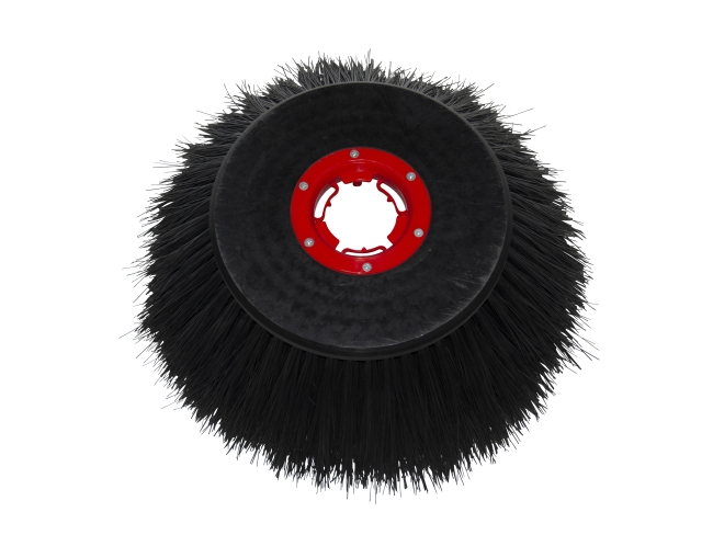 Produktbild Seitenbesen/Tellerbesen – Ø 330 mm/540 mm/mit rotem Flansch