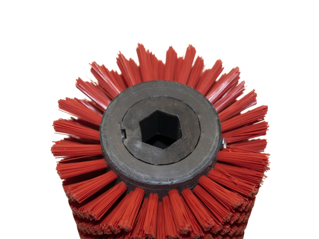 Produktbild Bürstwalze/Walzenbürste - 320/96/V mit Lager - PP (Polypropylen) 0,40 mm