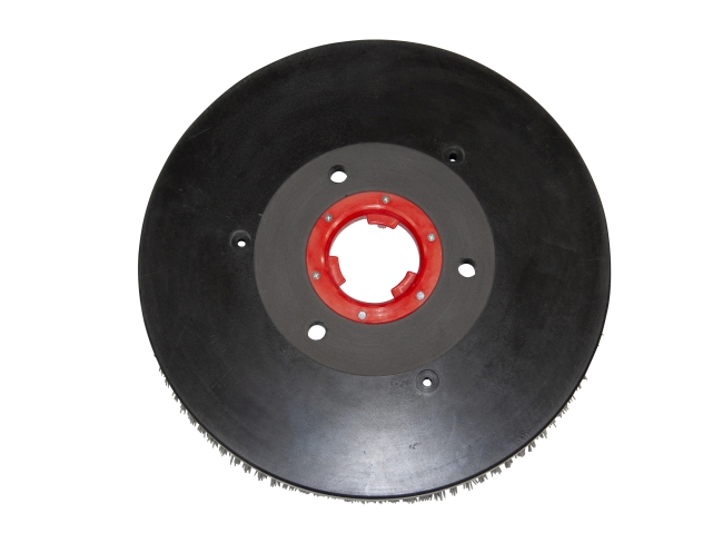 Produktbild Schleifkorn-Tellerbürste - Ø 530 mm - Grit/Tynex 1,5 mm für Gansow (IPC-Gansow) 62 B 53 / 62 BF 53 (roter Flansch)