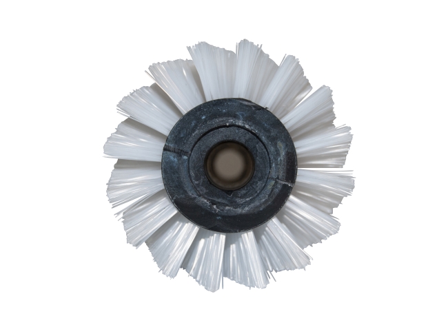 Produktbild Bürstwalze/Walzenbürste - 350/100 mm/16R V-Besatz - PP (Polypropylen) 0,50 mm