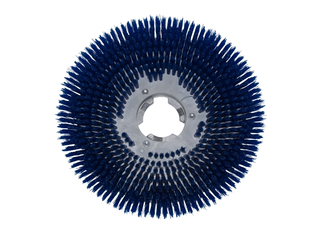 Produktbild Tellerbürste - Ø 360 / 390 mm - 15 ", Poly 0,7 mm glatt blau