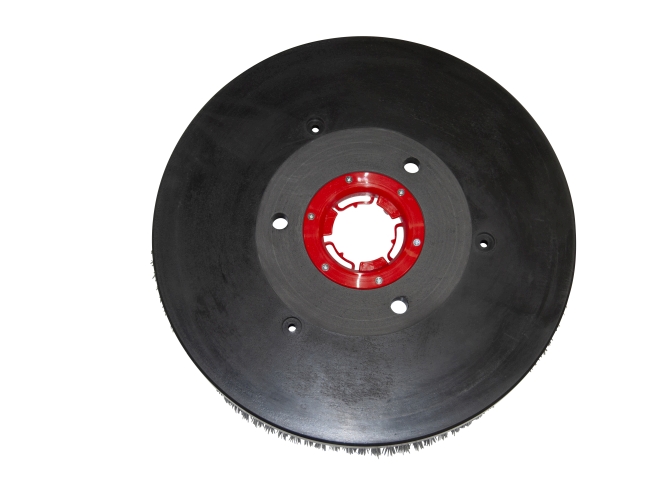 Produktbild Schleifkorn-Tellerbürste - Ø 530 mm - Grit/Tynex 1,2 mm für Gansow (IPC-Gansow) Titan 252 BF 100 (roter Flansch)