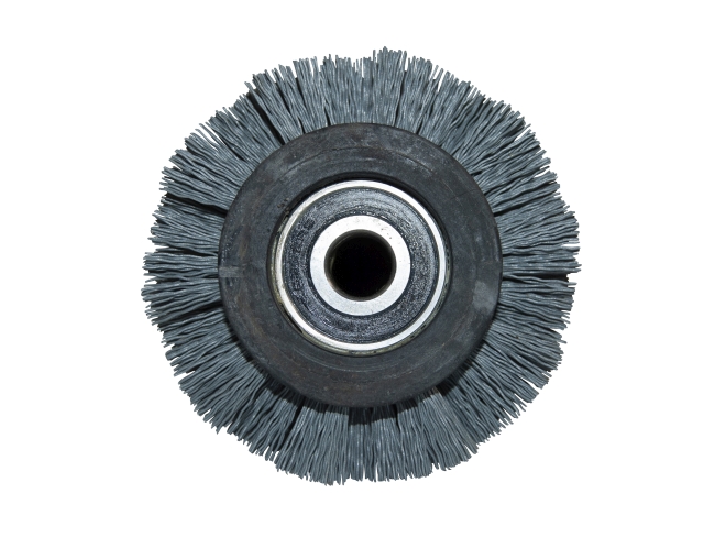 Produktbild Bürstwalze/Walzenbürste - 532 mm / 105 mm / mit Lager und Sechskantmitnehmer