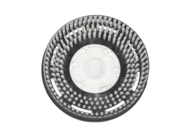 Produktbild Tellerbürste - Aquastop, Ø 330 / 355 mm - 14 ", Poly 0,5 mm glatt weiß