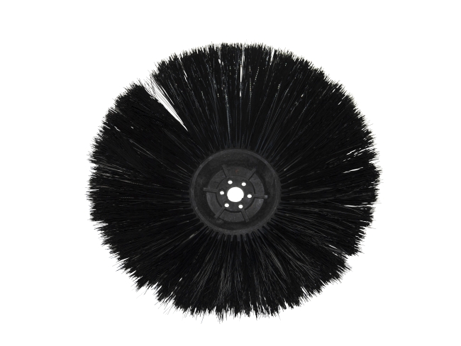 Produktbild Seitenbesen/Tellerbesen – Ø 180 mm / 450 mm / 2 Reihen